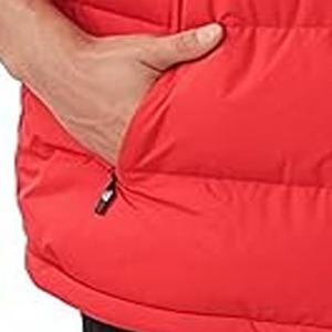 Custom Lightweight Windproof Quilted Stitching Cotton Filling Thermal Puffer Zipper <b>Down</b> Jacket for Men - Product Image 3