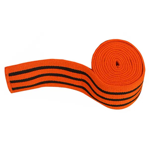 Harry Johnson Production Orange <b>Black</b> Striped Knee Support Spandex Breathable Pull-On Protection Unisex All Seasons - Product Image 3