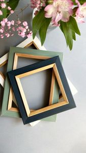 Modern Epoxy Resin Wood Photo <b>Frame</b> Personalized Handmade Wooden Picture <b>Frame</b> with Clear Resin for Living Room Home Decor - Product Image 2