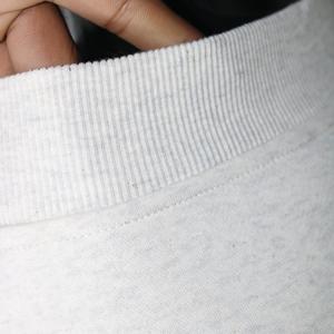 SJA ASH GREY <b>Mock</b> <b>Neck</b> Sweatshirt 100% GREEN Applique Embroidery wide <b>neck</b> Sweatshirt Finer Threads - Product Image 6