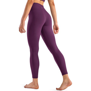 Custom Private Label Yoga Pants Women High Waist Workout <b>Leggings</b> <b>with</b> Side <b>Pockets</b> OEM Fitness Wear - Product Image 2