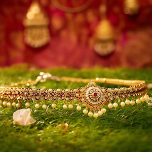 Jewelemarket Kamarband traditionnel en perles avec pierre Pota, bijoux de corps tendance pour mariages et occasions festives 10575563PK - Product Image 3