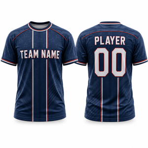 เสื้อฟุตบอลอเมริกันแบบสโมสรสั่งทำพิเศษ เสื้อทีมฟุตบอลแบบซับลิเมชั่น ปรับแต่งชื่อผู้เล่นได้ แห้งเร็ว ระบายอากาศดี เหมาะสำหรับการฝึกซ้อมและการแข่งขัน - Product Image 1