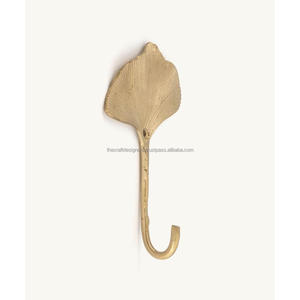 Decorative Brass Seashell <b>Hook</b> <b>Wall</b> Mount Luxury <b>Hooks</b> For Home Decoration Accessories - Product Image 3