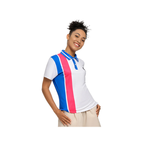 ออกแบบโลโก้ตามสั่ง เสื้อโปโลผู้หญิง รับผลิตแบบ OEM/ODM เสื้อผ้ากีฬาสำหรับผู้หญิง เสื้อโปโลขายส่ง - Product Image 1