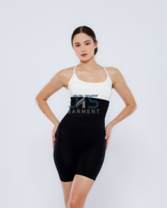 Shorty gainant sans couture pour femme, à compression optimale, taille haute, effet ventre plat et rehausseur de fesses - Product Image 2