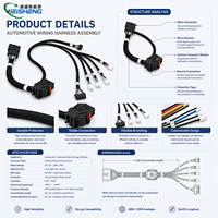Kabel Harness Penggantian Mesin LS untuk RV Excavator, Perakitan Kabel Kustom Pabrik OEM