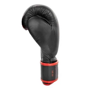 Guantes de boxeo de piel de vaca de primera calidad a precio mayorista RTS, guantes de entrenamiento y sparring profesionales de cuero puro AS-BG-4778 - Product Image 4