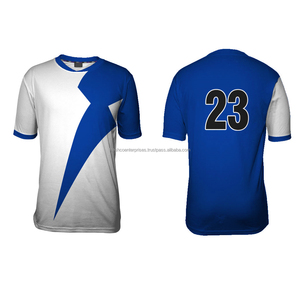 Custom Team Name Number Soccer Jersey Custom Logo Printing Custom Design High Quality 100% Polyester V-neck Collar Unisex Adult - Product Image 4