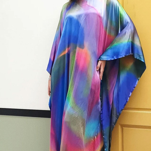 Wholesale 2026 New Arrival Rainbow Color Modest <b>Kaftan</b> Style Women's <b>MAXI</b> Abaya Dresses Dubai Style in High Quality Abaya - Product Image 3