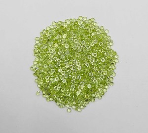 Lote de 100 Piedras Preciosas Sueltas de Peridoto Natural, Corte Redondo, 2 MM, Certificado IGI, para Joyería (Colgante/Brazalete/Pendientes) - Product Image 3