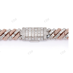 15MM 22" VVS Moissanite Cuban Link <b>Chain</b> Necklaces Wholesale Silver Plated Super <b>Iced</b> <b>Out</b> Cuban Link <b>chain</b> Hip Hop Mens Jewelry - Product Image 3