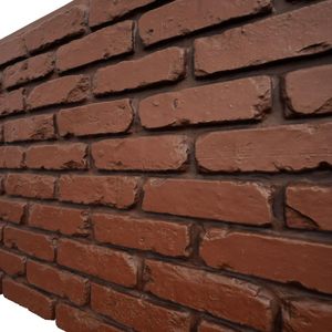 Paneles de Ladrillo Tradicionales 3D de PU Modernos, Revestimiento de Pared de <span class=keywords><strong>Piedra</strong></span> Sintética Anti-UV, Ladrillo Sintético de Poliuretano Duradero <span class=keywords><strong>para</strong></span> Fachada de Viviendas - Product Image 6