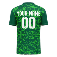 Set Jersey Sepak Bola Dewasa Desain Baru Unisex Warna dan Logo Dapat Disesuaikan 100% Poliester Mesh Cepat Kering Perlengkapan Sepak Bola OEM Pakaian Olahraga