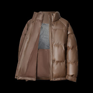 Veste matelassée personnalisée avec logo, style doudoune, rembourrage épais, coupe-vent, chaude, vente en gros directe usine - Product Image 5