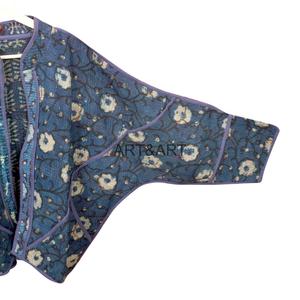 Handcrafted Traditional Indian Rajasthani <b>Kantha</b> Work Vintage Ethnic Full Sleeve Winter Wear Reversible <b>Jacket</b> Women - Product Image 4