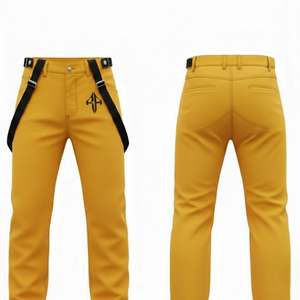 Pantalones de Esquí para Hombre, Nuevos, Lisos, Impermeables (10.000 mm), con Aislamiento de Forro Polar de 240 g, Cierre de Gancho y Bucle, Personalizables, 100% Poliéster - Product Image 2