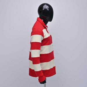 เสื้อถักแขนยาวพรีเมียมสำหรับผู้ชาย สีและเนื้อผ้าปรับแต่งได้ สวมใส่สบาย ระบายอากาศดี โลโก้ที่แขนซ้าย ทรงปกติ - Product Image 5