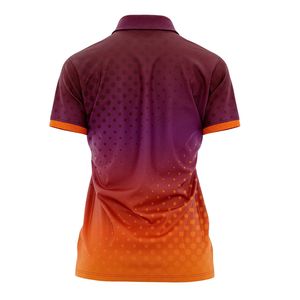 Jersey Deportivo de Golf Sublimado Personalizado OEM/ODM, Transpirable, Estampado Vintage, de Manga Corta, en Spandex/Poliéster - Product Image 4