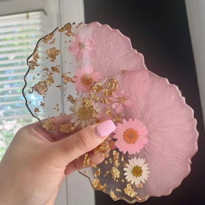 Stone <b>Coasters</b> Top Selling Handmade Resin Tea Walnut <b>Coasters</b> - Elegant Walnut Design for <b>Table</b> - Product Image 1