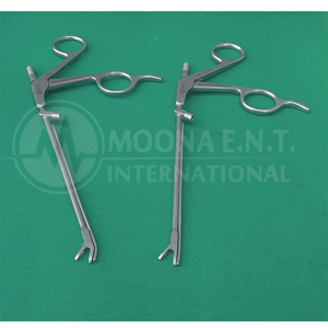 Weil Blakesley Rhinoforce II Punch Forcep 2 pièces, angle de la pointe 45° °   Instrument chirurgical ORL à pointe droite avec canal d'aspiration, taille 2 - Product Image 3