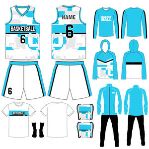 Ensemble de sport de basketball : maillot, short, tenue d'échauffement - Fournisseur OEM - Product Image 2