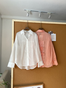 Camisa SUBICI S108 para Mujer, Color Sólido, Mezcla de Lino, Corte Holgado Informal, Manga Larga, Venta al Por Mayor - Product Image 6