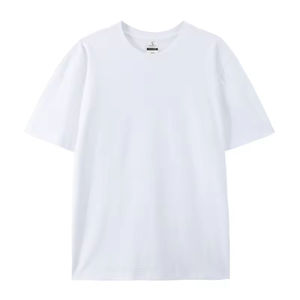 T-shirt en coton de haute qualité personnalisé DTG pour hommes, blanc, poids lourd, surdimensionné, 230GSM/250GSM, impression sérigraphique - Product Image 6