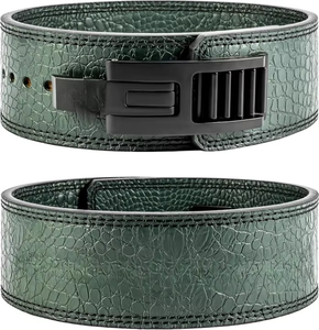 Cinturón de Cuero Personalizado Antideslizante y Transpirable con Correa de Muñeca para Gimnasio, Soporte para Levantamiento de Pesas, Powerlifting y Fitness - Product Image 4