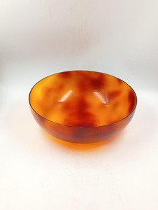 Bol à salade rond en résine de style bohème de haute qualité, fait main et poli à la main, pour servir des soupes, des nouilles, du riz, ustensile de cuisine - Product Image 4