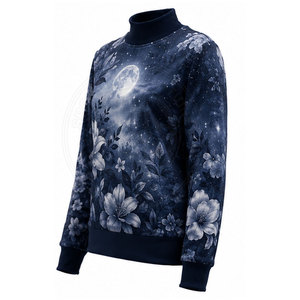 Sudadera con Cuello Alto 2026, Tela Suave, Top Elegante, Ropa Casual, Estilo Cómodo para Uso Diario, Sudadera con Cuello Alto para Mujer - Product Image 2