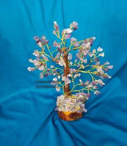 Pierre précieuse semi-précieuse perlée arbre de vie pour dessus de table pierre précieuse porte-bonheur arbre de pierre gemme semi-précieuse arbre de vie indien - Product Image 1