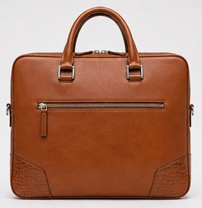 Sac à main pour ordinateur portable en cuir véritable pour homme, vintage, professionnel, sac messager pour affaires, usage quotidien en plein air, grande capacité - Product Image 5