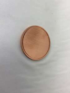 Disque de pièce de monnaie rond en cuivre vierge avec rebord surélevé pour gravure laser, estampage de logo personnalisé, jeton métallique personnalisé - Product Image 4