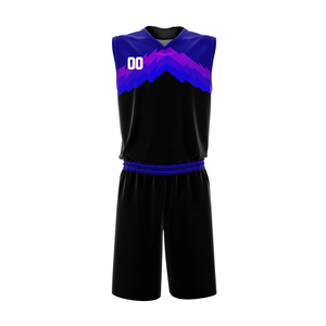 Ensemble d'uniformes de basketball unisexes sans manches à séchage rapide, design personnalisé, polyester/coton, impression par sublimation, vêtements de sport - Product Image 5