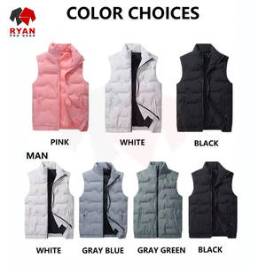 Gilet matelassé pour homme OEM ODM sans manches, veste d'hiver matelassée, vente en gros - Product Image 6