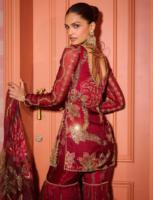 Ensemble Sharara Classique et Traditionnel, Confection Moderne, Idéal pour les Événements Nuptiaux et les Réceptions, Disponible en Gros