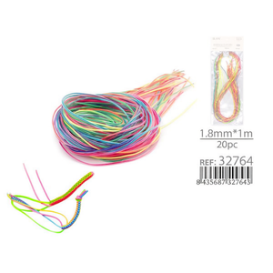 Corda Intrecciata in Plastica Ilan 1,8 mm x 1 m Multicolore per Artigianato e Progetti Fai-da-Te - Product Image 1