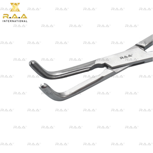 เครื่องมือผ่าตัด R.A.A.INTERNATIONAL RAA-256 Zeppelin Z Clamp Forceps แบบงอ 10 นิ้ว ปากจับแบบ Atraumatic B Med ผลิตจากเหล็กกล้าไร้สนิมเยอรมัน ได้มาตรฐาน ISO13485 - Product Image 4