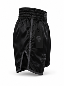 OXYTAG Men's Boxing Shorts Black Quick Dry Polyester Martial Arts Wear Regular Fit Front Logo Print Cheap Price OEM - Product Image 5