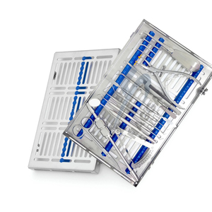 Nouveauté - Kit d'instruments de chirurgie parodontale manuels certifiés CE - Cassette - Chirurgie orale orthodontique - Acier - Product Image 6