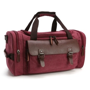 Sac de voyage en cuir robuste pour homme, style vintage, pour voyages d'affaires, vente en gros - Product Image 4