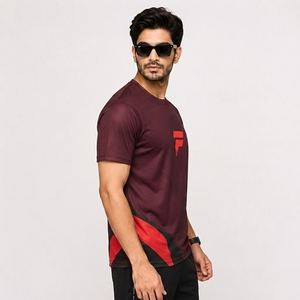T-shirt pour homme en matière douce, coupe confortable, design respirant pour un usage quotidien en extérieur, vêtements décontractés de haute qualité, légers - Product Image 5
