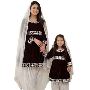 ผู้ผลิตเสื้อผ้าสั่งทำ ดีไซน์ล่าสุด ชุดอัฟกานิสถานสำหรับผู้หญิง ระบายอากาศได้ดี แขนยาว ไซส์ใหญ่ เสื้อผ้าสตรี - Product Image 1