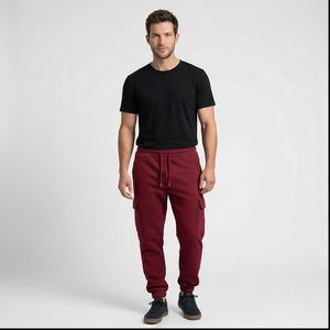 Streetwear Manufacturer Double Waist <b>Men's</b> Cargo <b>Pants</b> Distressed Acid Wash Vintage Flare Baggy <b>Sweat</b> <b>Pants</b> <b>Men</b> Winter - Product Image 1