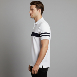 Camiseta con Logotipo Personalizado, Manga Corta, Corte Ajustado, Ecológica, Servicio OEM ODM, Nueva Moda, Transpirable, de Algodón para Hombre - Product Image 6