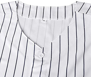 Maillot de baseball pour hommes et femmes, chemises de baseball personnalisables, uniforme de sport unisexe de haute qualité 100% polyester - Product Image 3