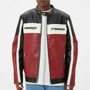 Stitchmode Wholesale Manufacturer Men's <b>Biker</b> <b>Jacket</b> Professional Design Fashionable Leather <b>Jacket</b> - Product Image 2