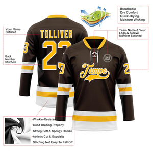 Sports Club Ice Hockey Jersey Full Sublimation <b>Athletic</b> Teamwear Personalized Name Number And Custom Artwork Design - Product Image 5