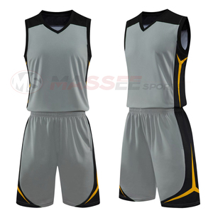 เสื้อบาสเก็ตบอลคอวีแบบใหม่มาแรง ลดราคาพิเศษ สกรีนโลโก้ด้านหลังได้ตามต้องการ ระบายอากาศได้ดี ผลิตจากผ้าโพลีเอสเตอร์ 100% ป้องกันแบคทีเรีย แบบไม่มีแขน - Product Image 4